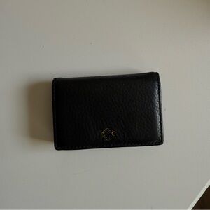 Black Leather Card Holder / wallet